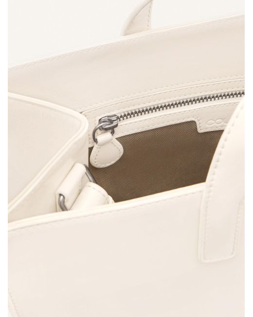 Courreges White Courrèges Heritage Naplack Tote Bag for men