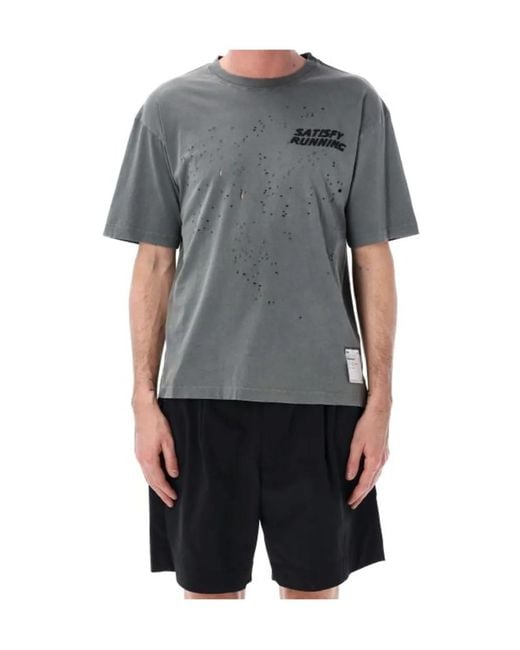 Satisfy Gray Short-Sleeved T-Shirt for men