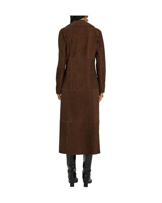Rixo Brown Suede Coat