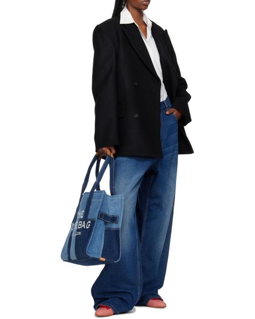 Marc Jacobs Blue The Denim Large Tote Bag