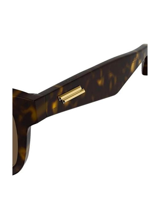 Bottega Veneta White Eyewear Rectangular-Frame Sunglasses for men