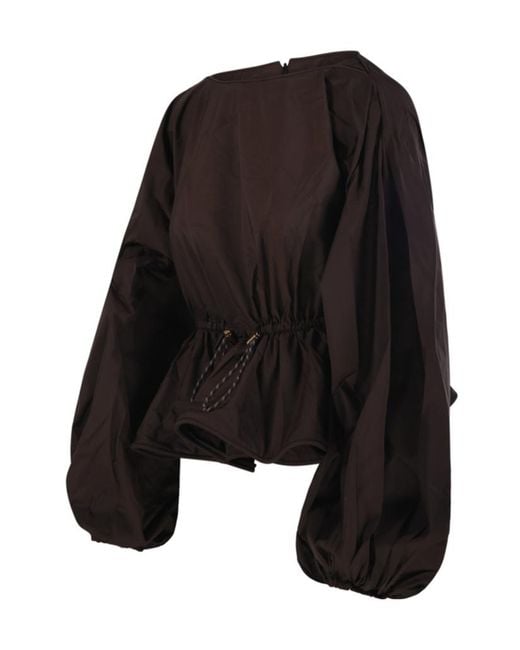 Zimmermann Black Alchemy Peplum Top