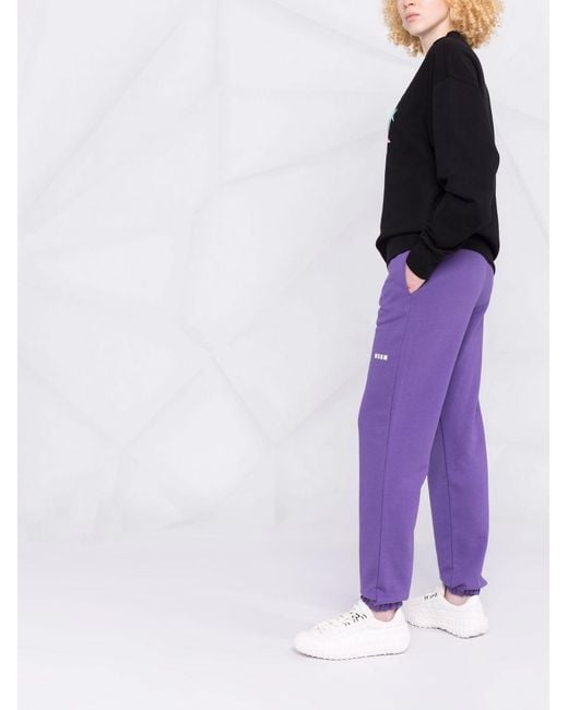 MSGM Black Logo-Print Sweatshirt