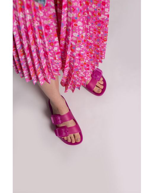 Balenciaga Pink Mallorca Flat Sandals