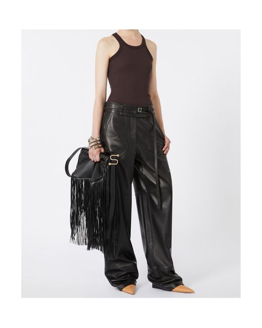 Sportmax Brown Sleeveless Knitted Top