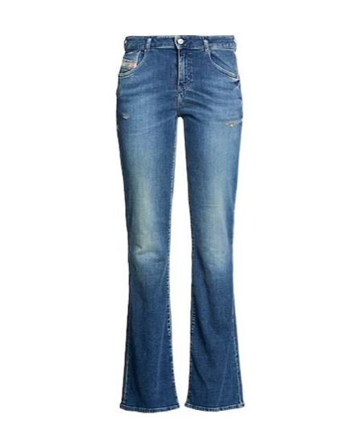 DIESEL Blue Dark Slim Flare Jeans