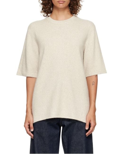 Loulou de Saison Gray Raven Crewneck Knitwear