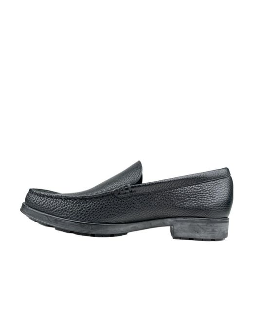 Bally Gray Logo Business Casual Shoes for men