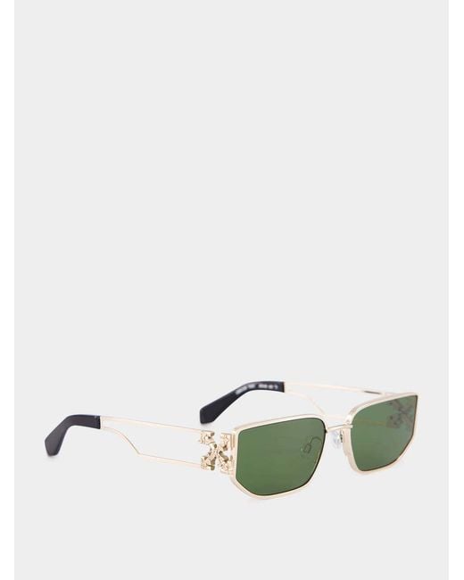 Off-White c/o Virgil Abloh Green Allen Sunglasses for men