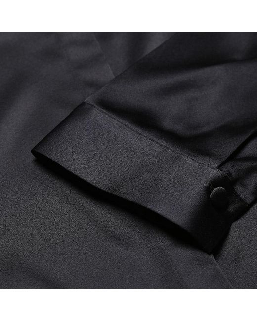 Emporio Armani Black Satin Shirt