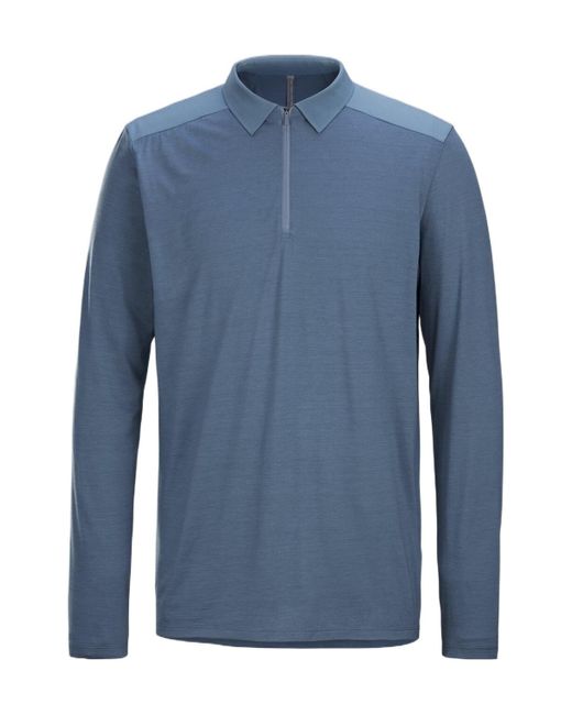 Arc'teryx Frame Polo Shirt in Blue for Men | Lyst