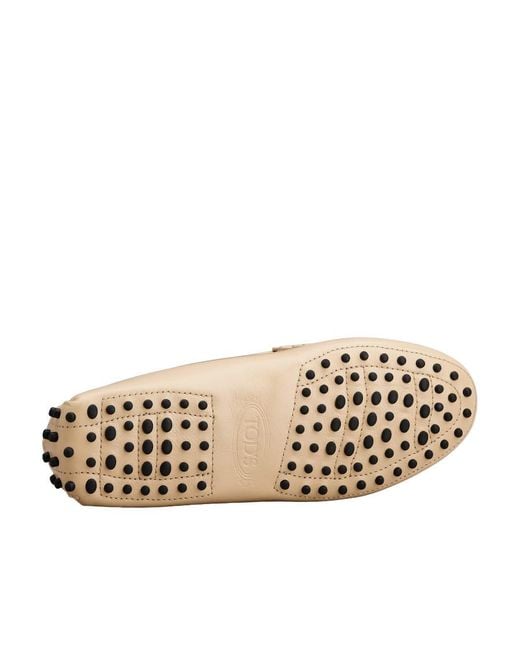 Tod's Natural T Timeless Gommino Driving Shoes