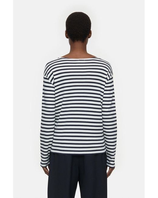 Closed Blue Striped Long Sleeve T-Shirt