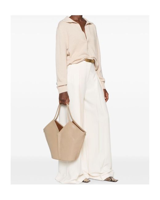 Hereu Natural Calella Leather Tote Bag