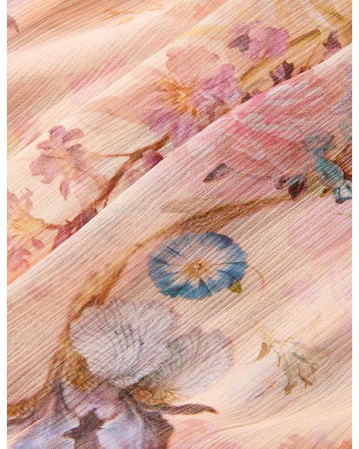 Zimmermann Pink Valiant Billow Blouse