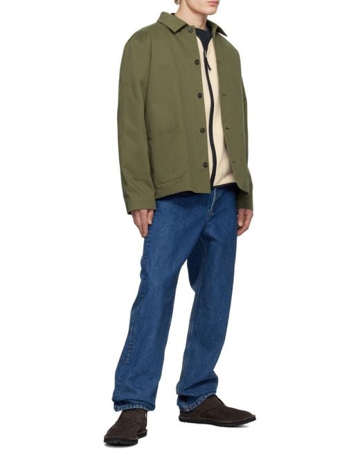 A.P.C. Natural Faux-Shearling Vest for men