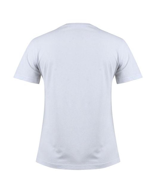 Neil Barrett White Lightning Printed Logo T-Shirt