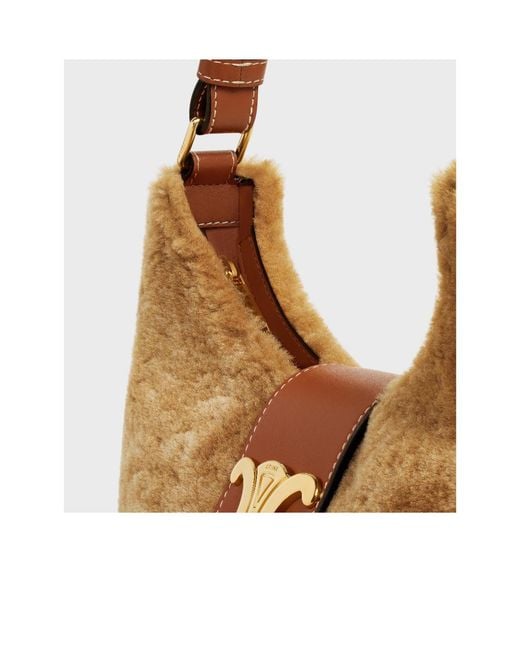 Céline Brown Medium Ava Triomphe Bag