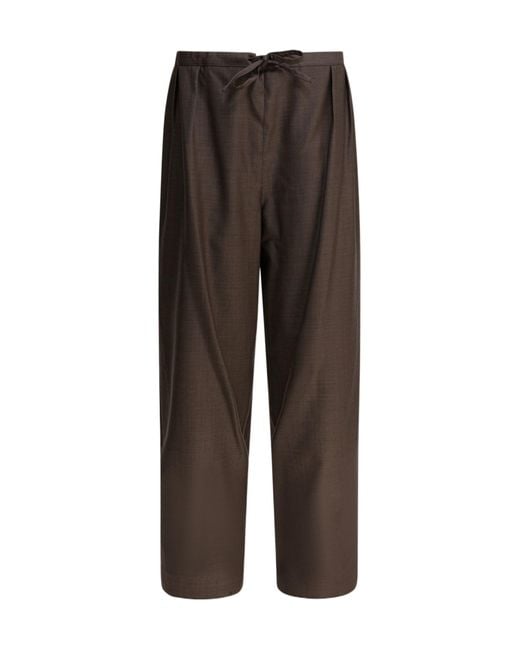 Loulou de Saison Brown Drawstring Trousers