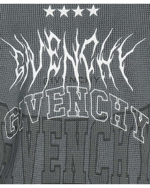 Givenchy Gray Long-Sleeved Sweater for men
