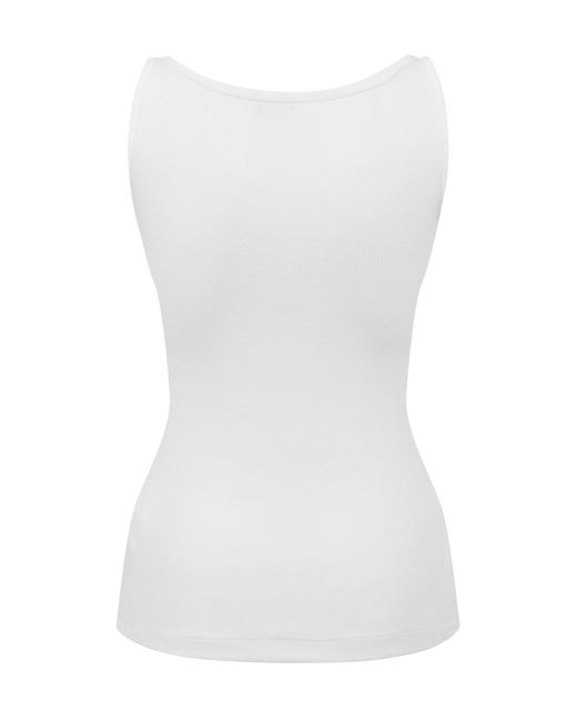 Versace White Sleeveless Vest