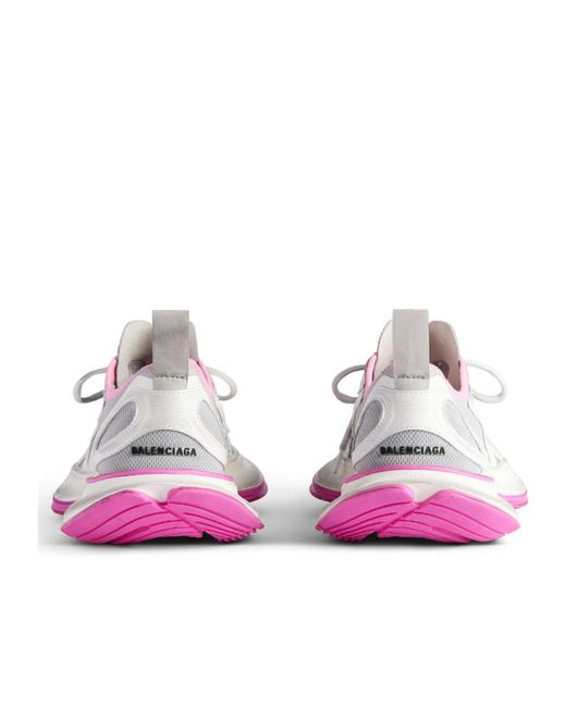 Balenciaga Pink Circuit Low-Top Sneakers
