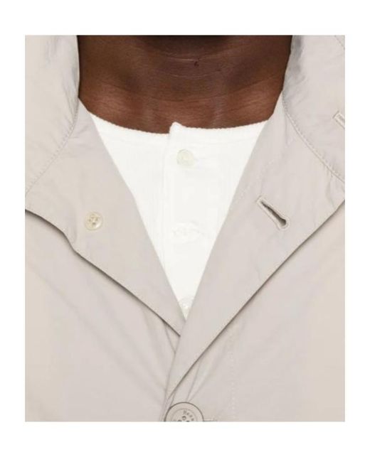 Herno White Buttoned Jacket for men