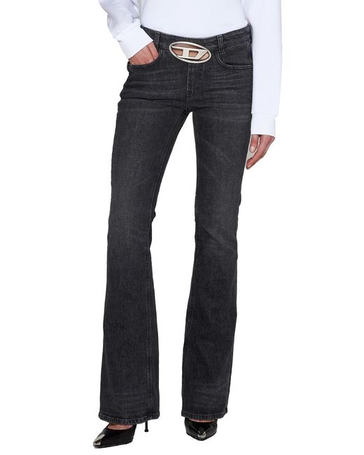 DIESEL Gray 1969 D-Ebbey Bootcut Flared Jeans