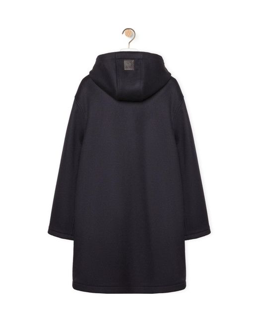 Loewe Blue Hooded Coat for men