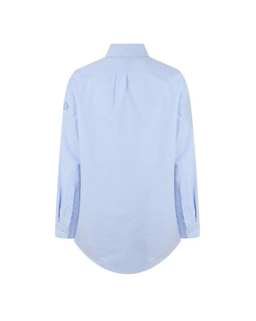 Moncler Blue Logo Shirt