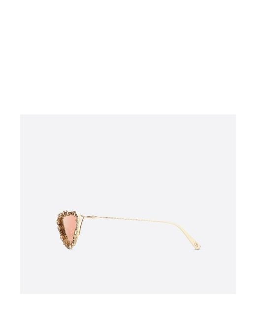 Dior White Eyewear Cat-Eye Sunglasses