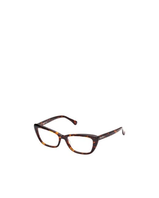 Max Mara White Cat-Eye Frame Glasses