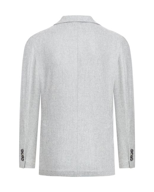 Tagliatore Gray Single-Breasted Tailored Suit for men