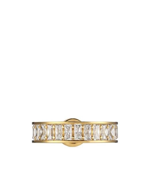 Gucci Metallic Blondie Wide Crystal Ring