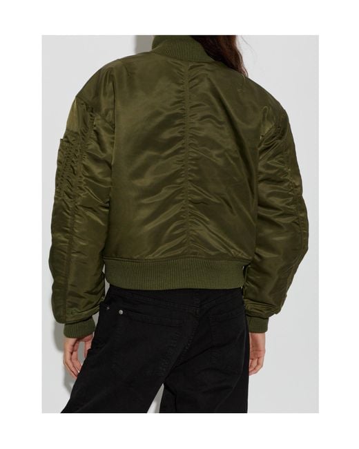 DSquared² Green Aviator Wash 80's Kiodo Bomber