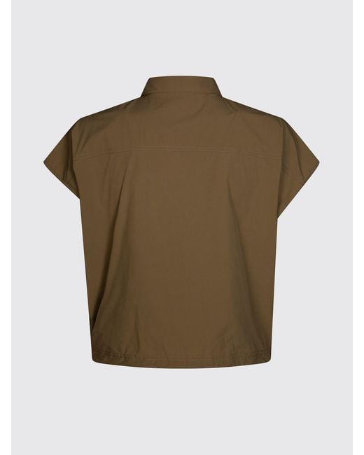 Save The Duck Green Pocket Collared Shirt