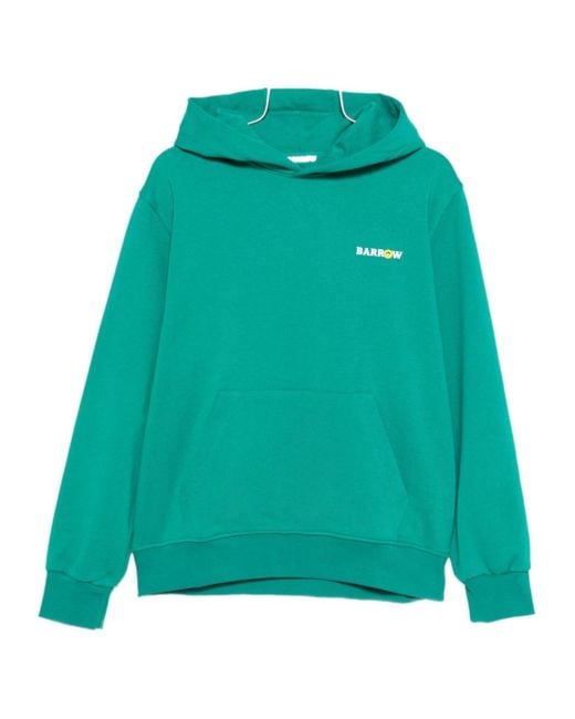 Barrow Green Face Printed Hoodie for men