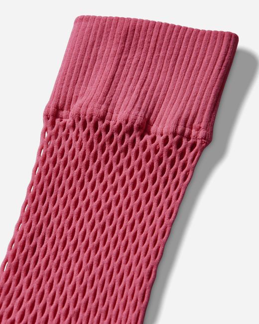 Comme des Garçons Red Nylon Mesh Stockings for men
