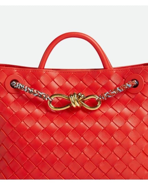 Bottega Veneta Red Small Andiamo