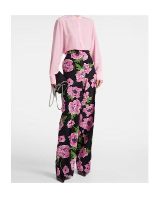 Stella McCartney Pink Iconic Silk Shirt
