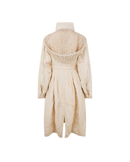 Bottega Veneta Natural Midlength Hooded Coat