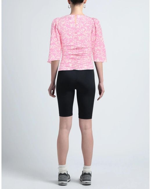 Isabel Marant Pink Two-Tone Top