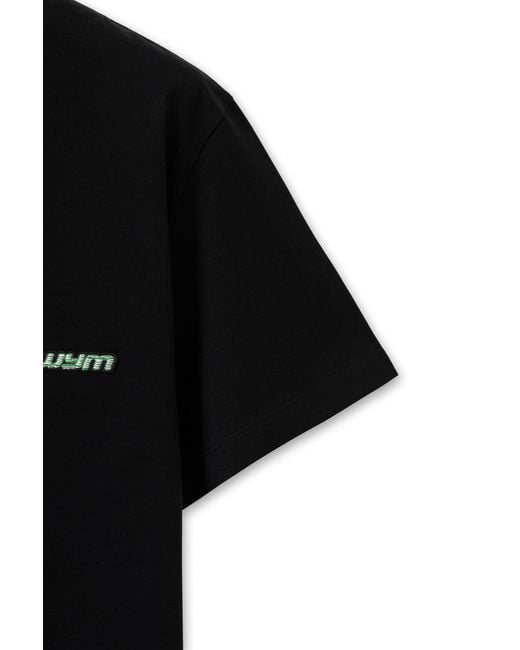 Wooyoungmi Black Short-Sleeved T-Shirt for men