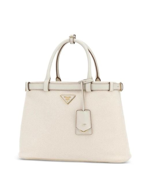 Prada Natural Logo Handbag