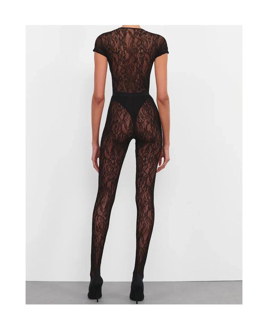Wardrobe NYC White Lace Stirrup Leggings