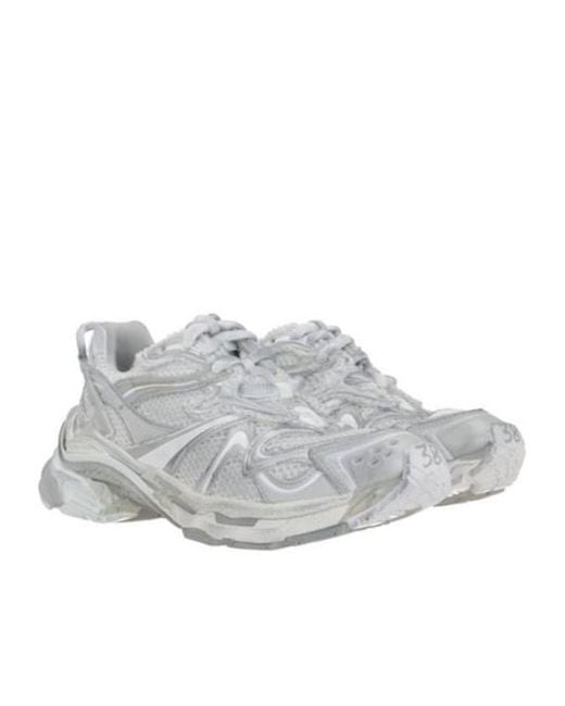 Balenciaga Gray Runner 2.0 Lace-Up Sneakers