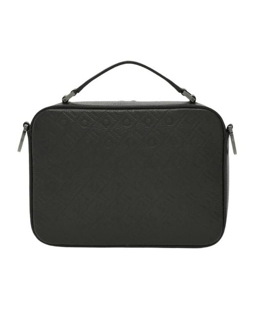Ferragamo Black Ferragamo Monogram Shoulder Bag for men
