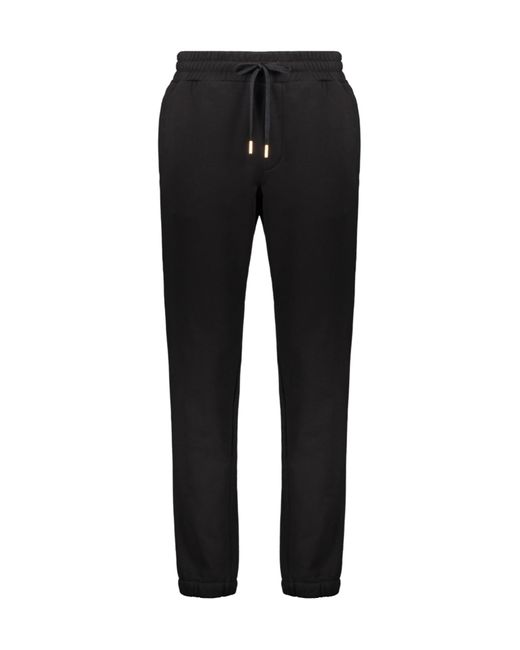 Versace Black Drawstring Track Pants for men