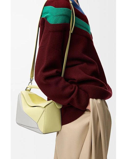Loewe Metallic Small Puzzle Bag