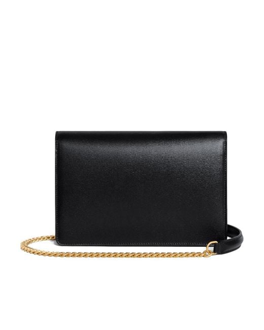 Céline Black Wallet On Chain Margo